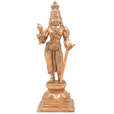 Bronze Sundarar Idol, Sundareswarar Sundaresha Murti, Chola Style Shaivite Panchaloha Vigraha for Temple & Home Pooja,Gold, 11 Inch, 1 Piece