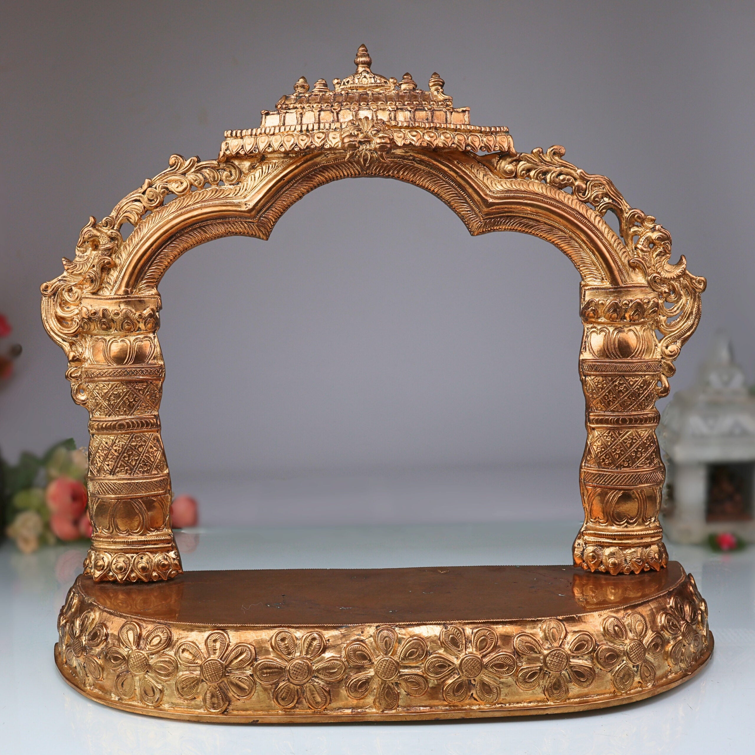 pooja chowki with prabhavali