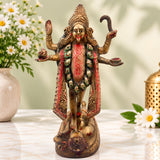 Handcrafted Brass Mahakali Durga Idol – Kali Maa, Kalika Devi, Chamundeshwari, Bhadra Kali Statue for Home Temple & Puja Decor,Gold, 11.5 Inch, 1 Piece