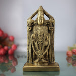 Brass Balaji Statue, Venkateshwara Idol Lord Thirupathi Murti Lord Balaji Idols, Tirupati Showpiece, Venkateshwara, Home Décor