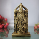 Brass Balaji Statue, Venkateshwara Idol Lord Thirupathi Murti Lord Balaji Idols, Tirupati Showpiece, Venkateshwara, Home Décor