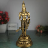 Brass Murugan Idol | Lord Kartikeya Skanda Subramanya Shanmukha Vel Murugan Statue for Pooja Room, Temple & Home Decor