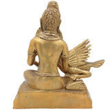 Brass Buddha Statue | Gautama Siddhartha Buddha Murti |Buddha Figurine | Spiritual Home Decor & Pooja Idol,Gold, 10 Inch, 1 Piece