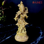 Handcrafted Bronze Panchaloha Lord Krishna Idol