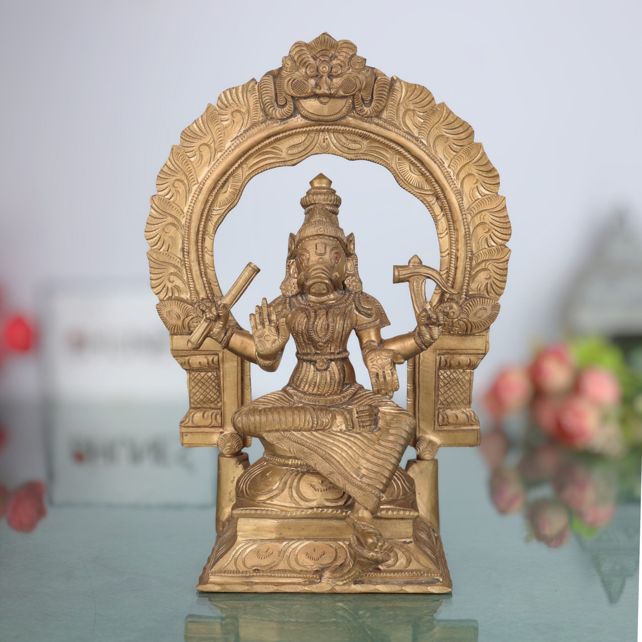 Handmade Panchaloha Bronze Varahi Amman