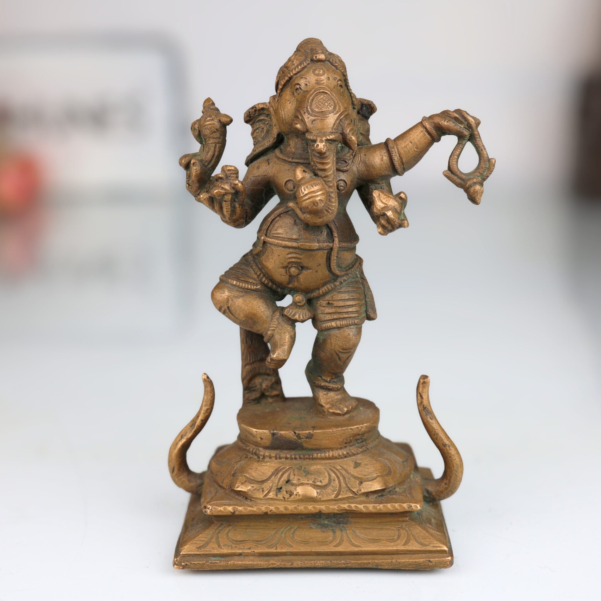 Handcrafted Panchaloha Bronze Ganesha Idol