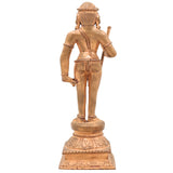 Handmade Swamimalai Murugan Idol in Bronze & Panchaloha, South Indian Subramanya/Kartikeya/Shanmukha Statue for Pooja & Home Temple,Brown, 6 Inch, 1 Piece