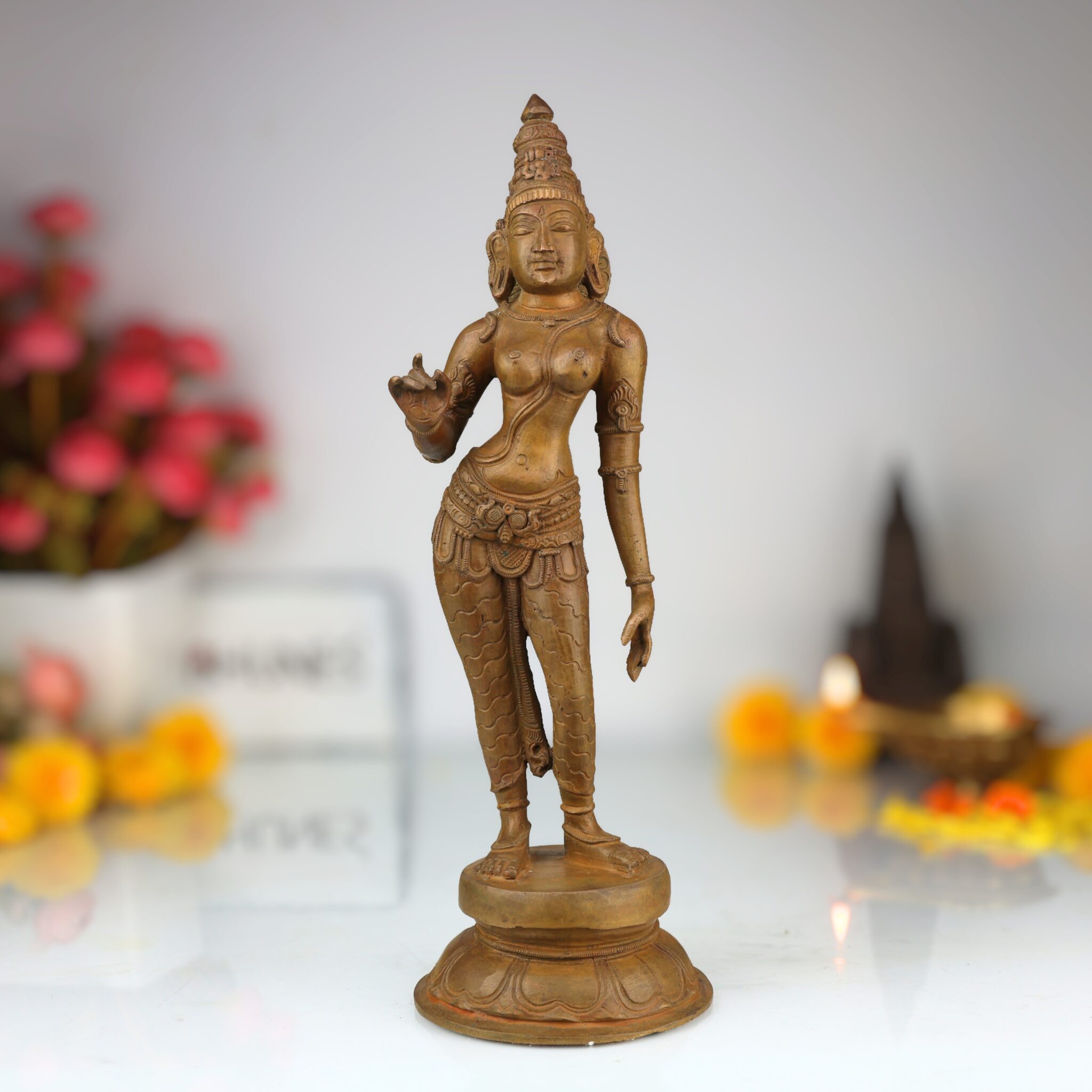 Bronze Parvati Idol