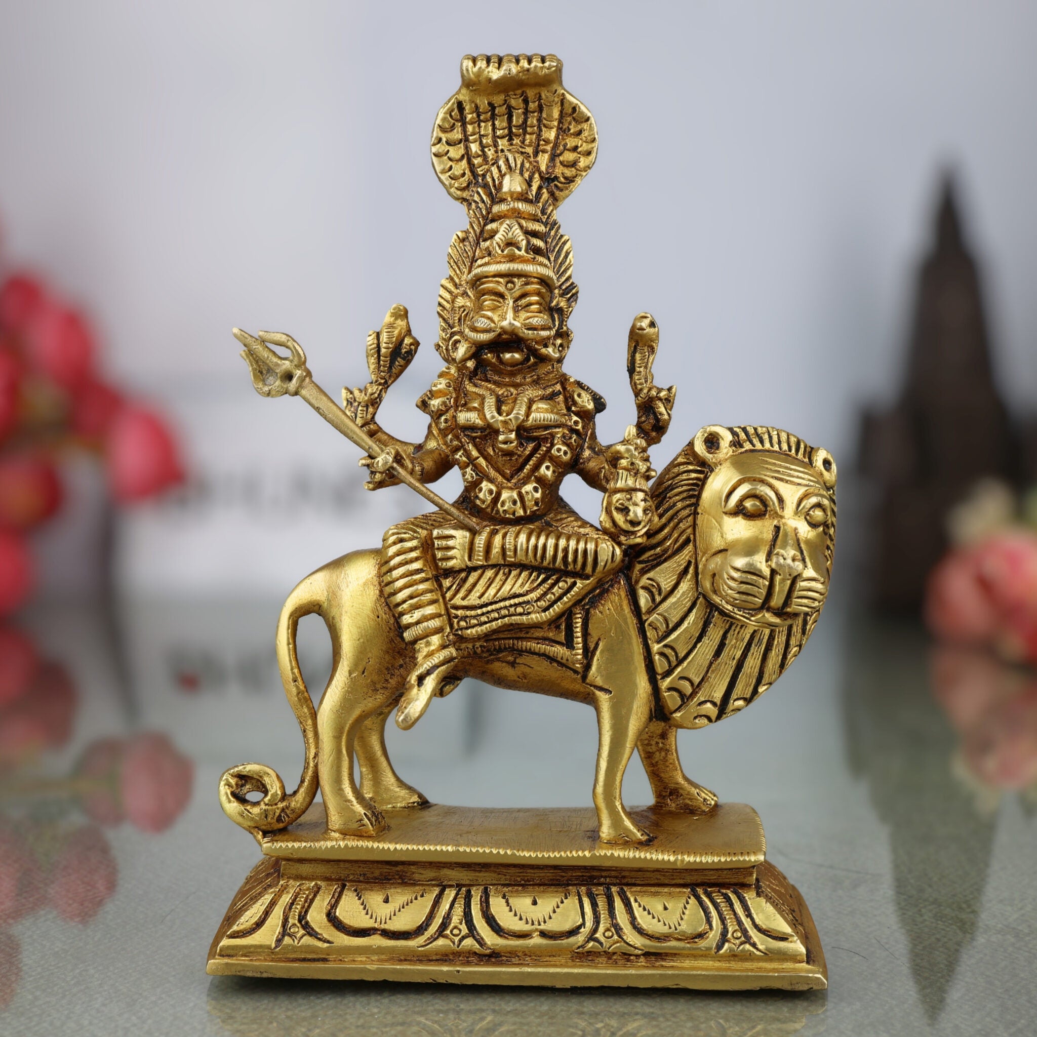 Brass Pratyangira Devi Idol