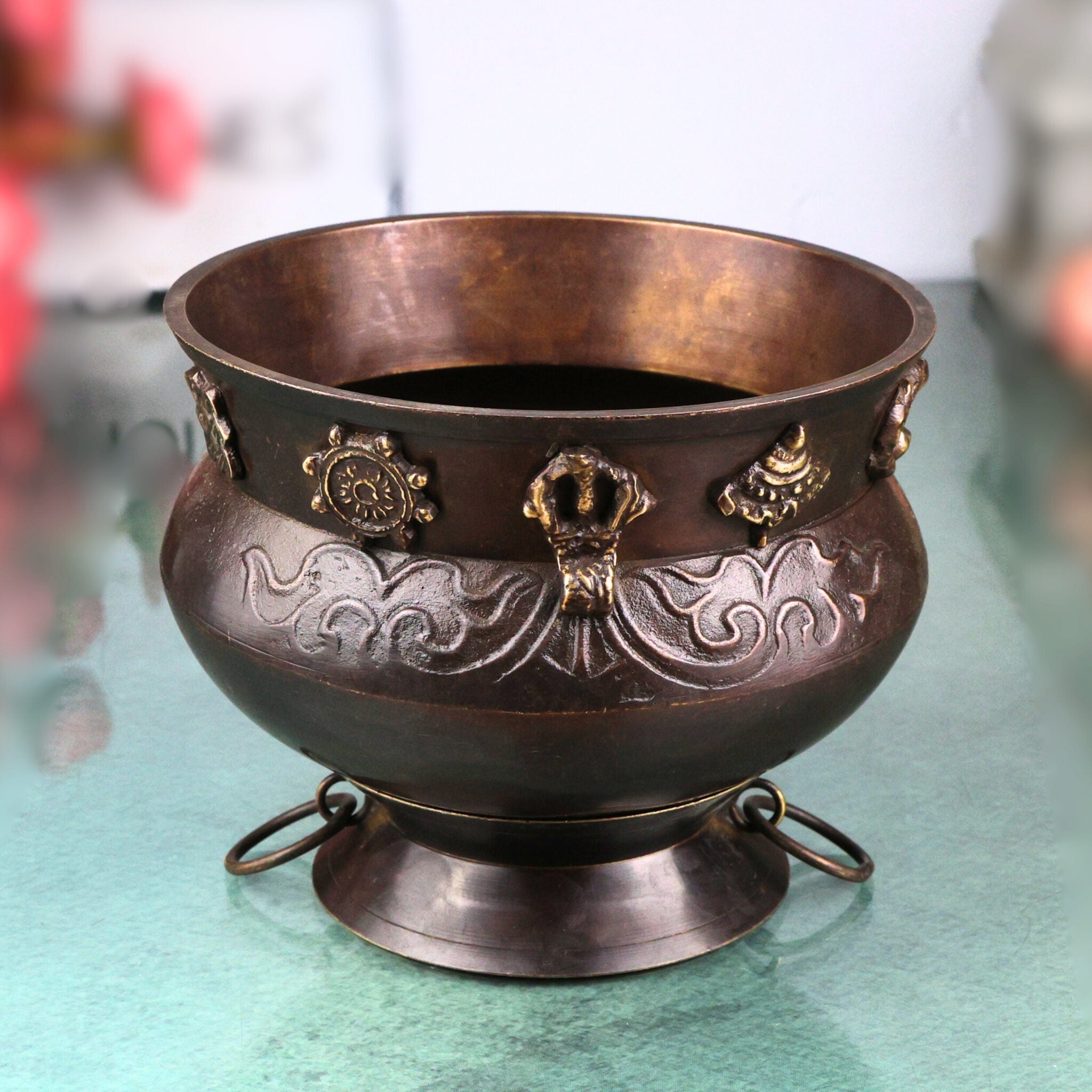 Brass Decor Bowl Bowls Pittal Ka Katora With Stand