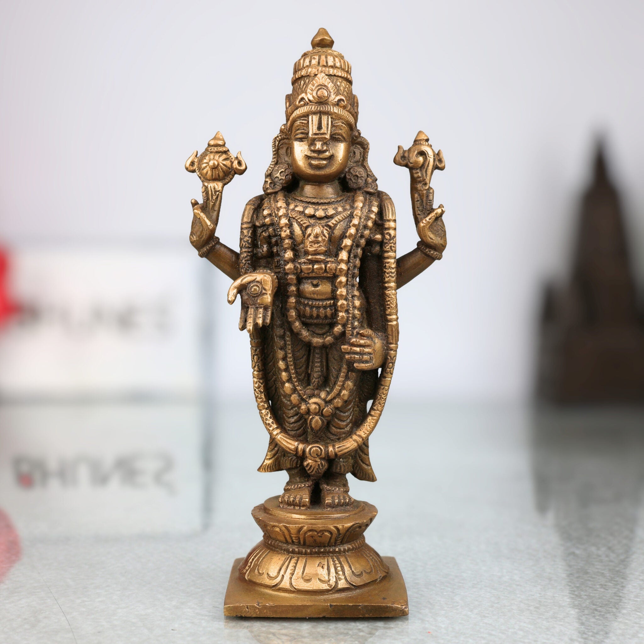 Handmade Bronze Venkateshwara Idol