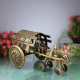 Brass Big Bullock Cart Solid Showpiece