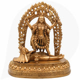 Brass Mahakali Idol – Kali Maa | Chamunda | Bhadrakali | Kalratri | Shakti Roop Devi Murti for Pooja, Temple & Home Decor by Bhunes,Gold, 14 Inch, 1 Piece