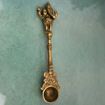 Brass Ganesh Teertha Spoons | Achamani Spoon For Havan | Spoons For Poja