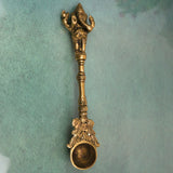 Brass Ganesh Teertha Spoons | Achamani Spoon For Havan | Spoons For Poja