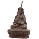 Brass Buddhist Lamba Idol, Gautam Buddha Statue, Handcrafted Zen Meditation Sculpture, Tibetan Buddha Murti, Peetal Buddha Figurine for Home Decor & Pooja,Brown, 9 Inch, 1 Piece
