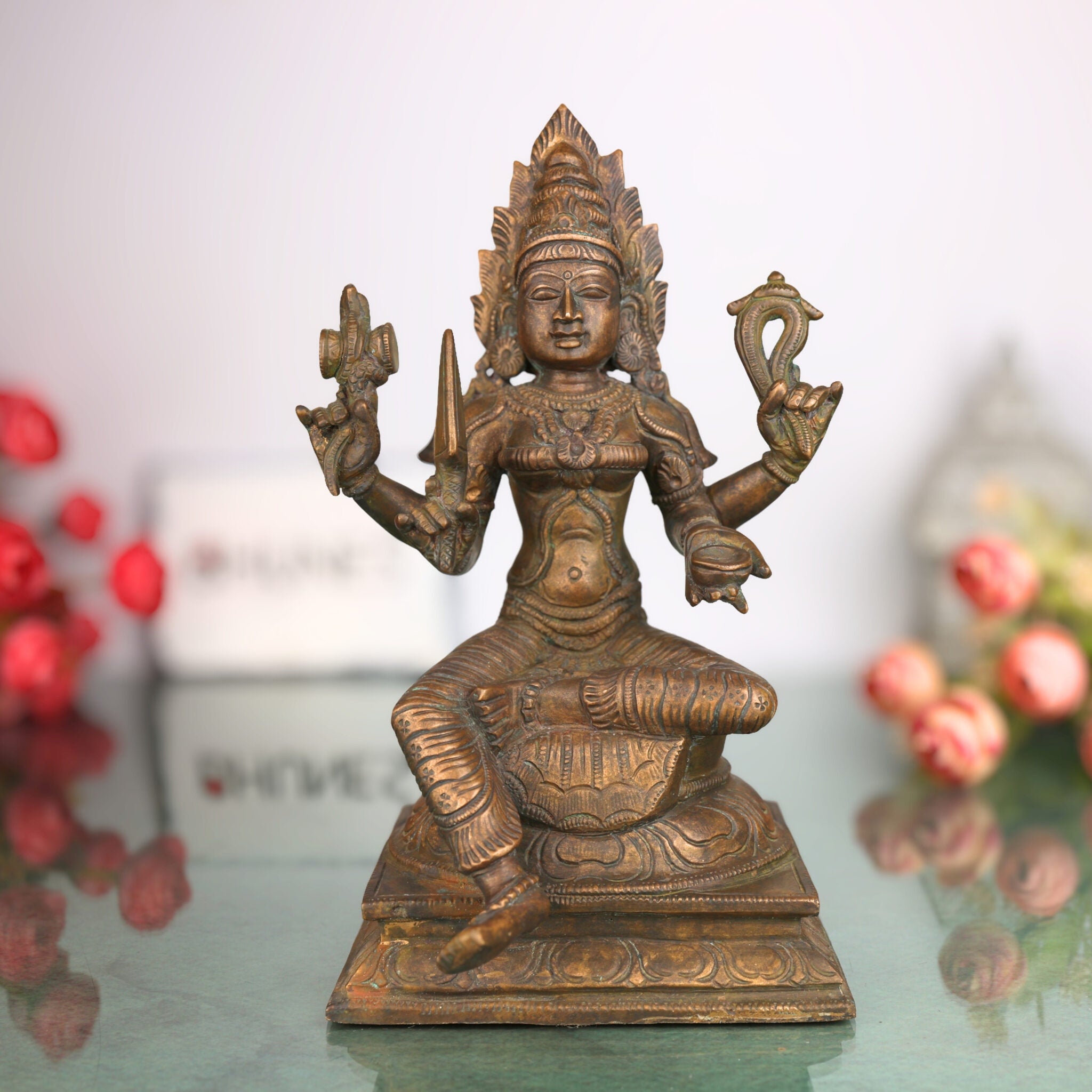 Handcrafted Bronze Mariyamman Idol