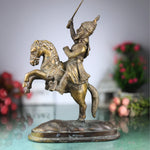 Brass Maharaj Shivaji Sculpture | Shivaji Maharaj Sculpture
