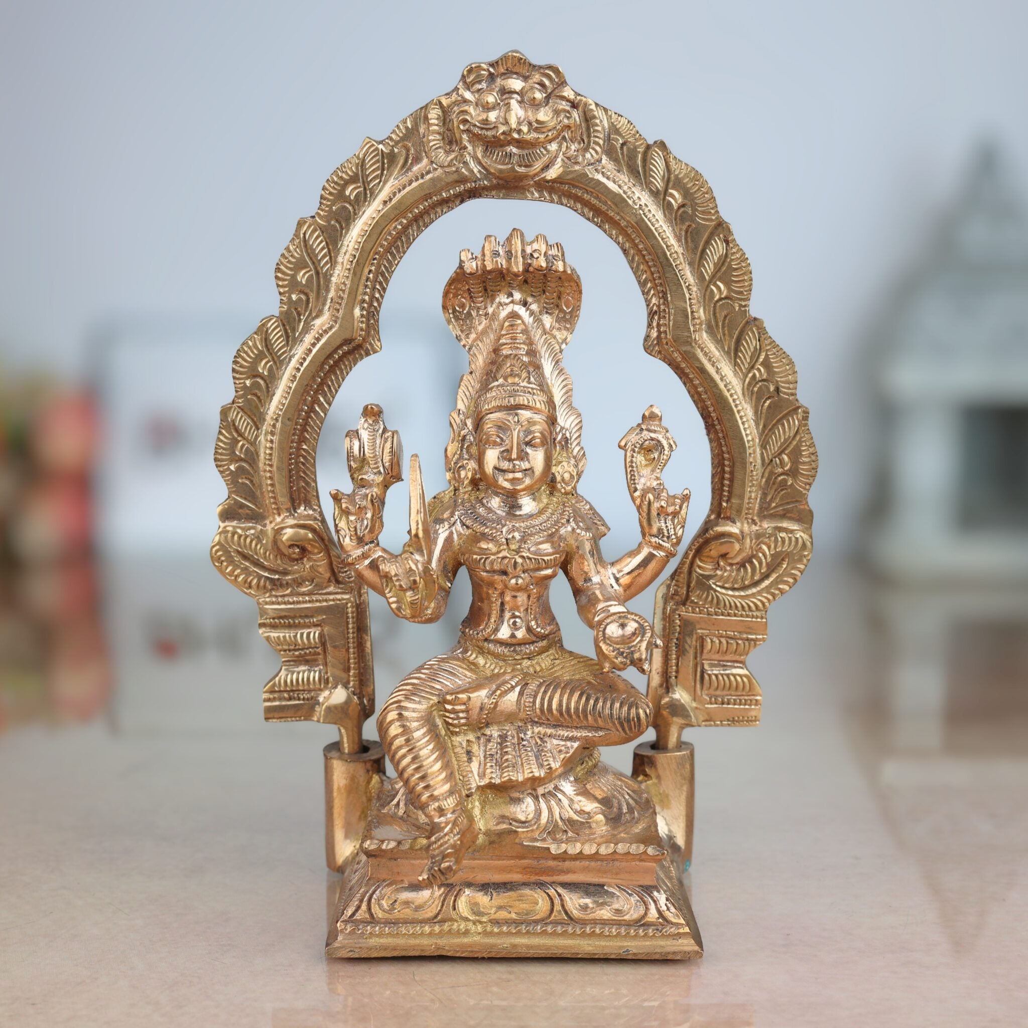 Handmade Bronze Mariyamman Idol