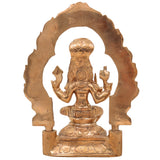 Handcrafted Bronze Mariamman Idol | Panchaloha Goddess Statue for Pooja, Home Decor, Temple Worship & Spiritual Blessings,Gold, 6.5 Inch, 1 Piece