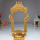 Brass Chowki with Prabhavali