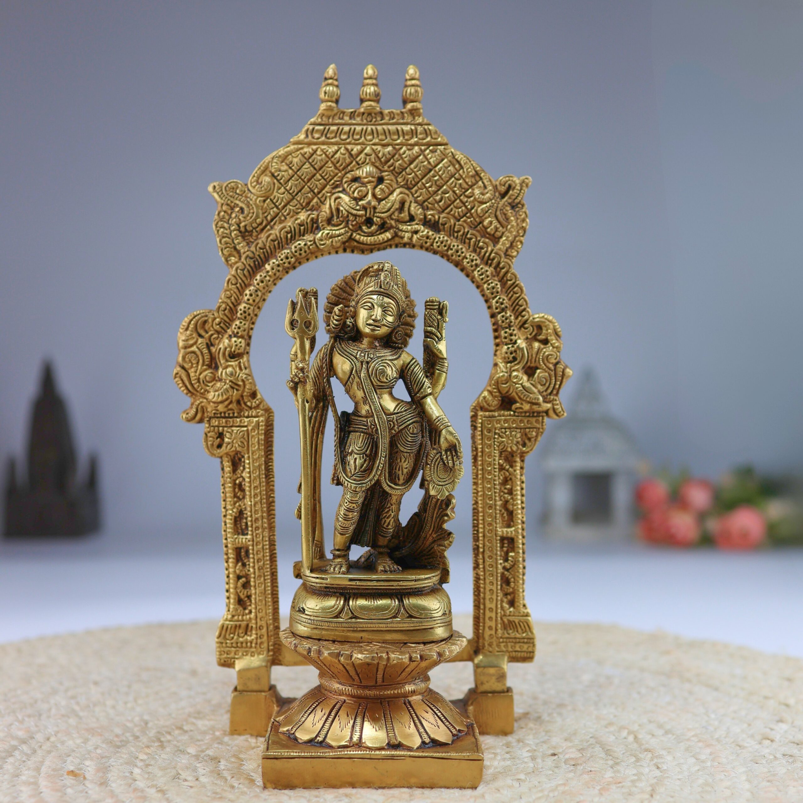 Brass Ardhanarishvara Idol