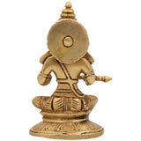 Brass Annapurna Devi Idol – Annapoorna Mata | Anna Lakshmi | Annapurneshwari | Annapoorani | Pital Murti for Pooja, Home Temple & Gift,Gold, 5 Inch, 1 Piece
