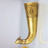 Brass Gomukhi Shringi