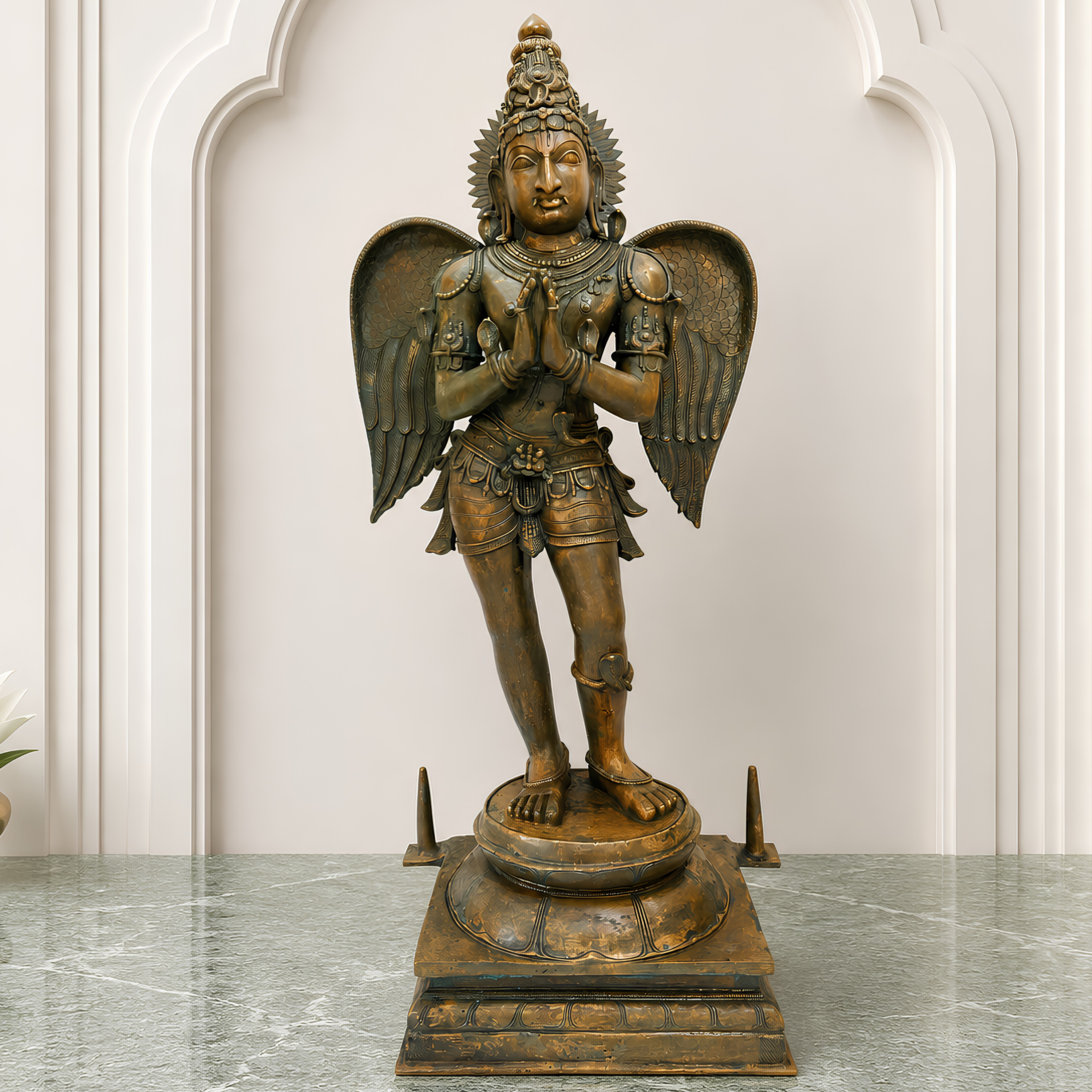 Panchaloha Bronze Garuda Dev Idol