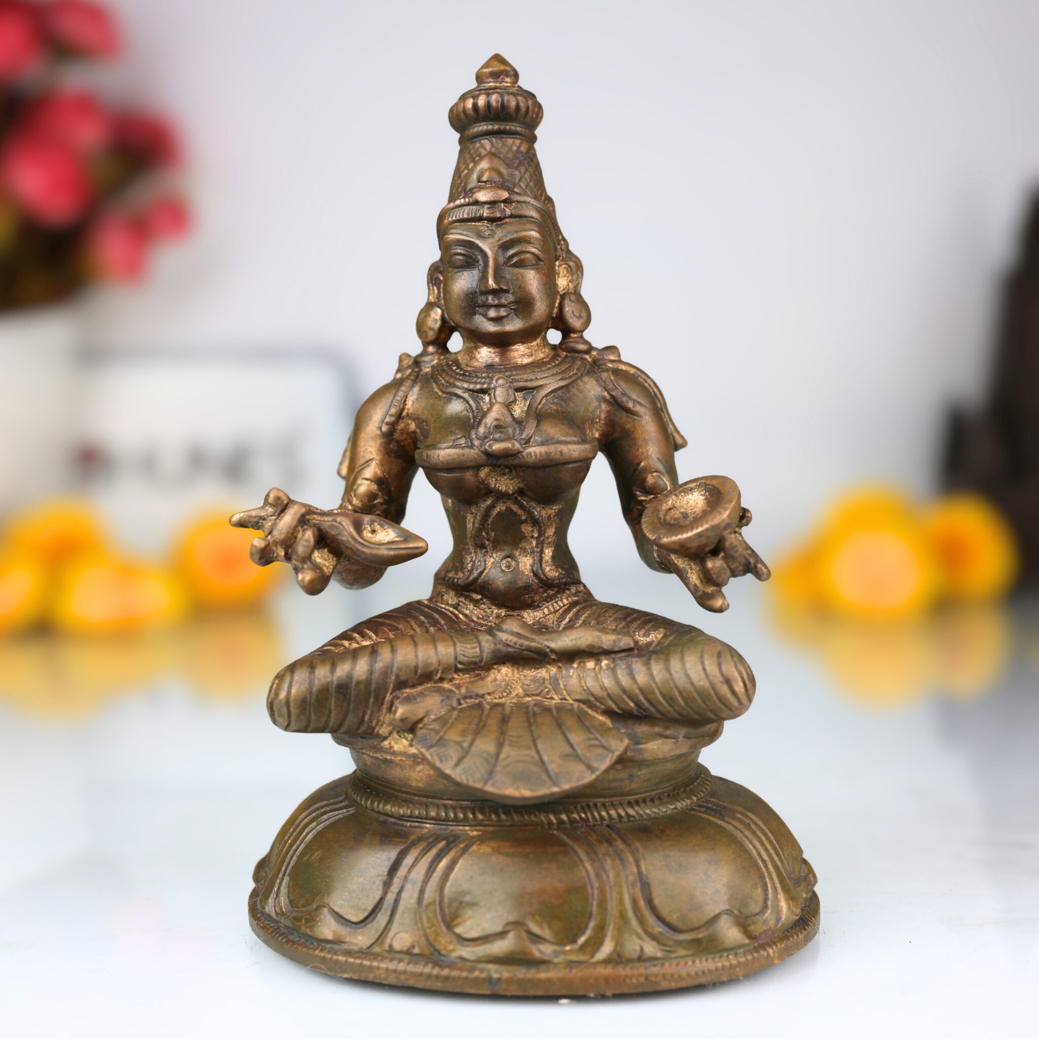 Handcrafted Bronze Annapurna Devi Idol