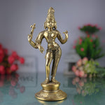 Brass Ardhanarishvara Idol – Divine Ardhnarishwar Statue for Home Decor