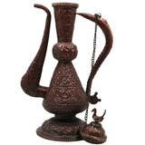 Bhunes Brass, Surahi, Suraahee, Ewer, Pitcher, Kettle, Ketalee, Kettledrum, Jar, Pot, Surai, Jug, Showpeice, Gift, Home Decor,Gold, 15 Inch, 1 Piece