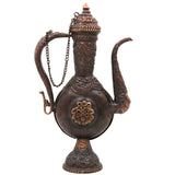 Brass Kettle Idol, Peetal Pital Pittal Ketli, Vintage Indian Surahi Pot,Gold, 7 Inch, 1 Piece