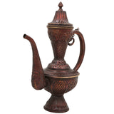Bhunes Brass, Surahi, Surai, Suraahee, Ewer, Pitcher, Kettle, Ketalee, Kettledrum, Jar, Pot, Jug, Showpeice, Gift, Home Decor,Gold, 10 Inch, 1 Piece