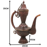 Bhunes Brass, Surahi, Surai, Suraahee, Ewer, Pitcher, Kettle, Ketalee, Kettledrum, Jar, Pot, Jug, Showpeice, Gift, Home Decor,Gold, 10 Inch, 1 Piece