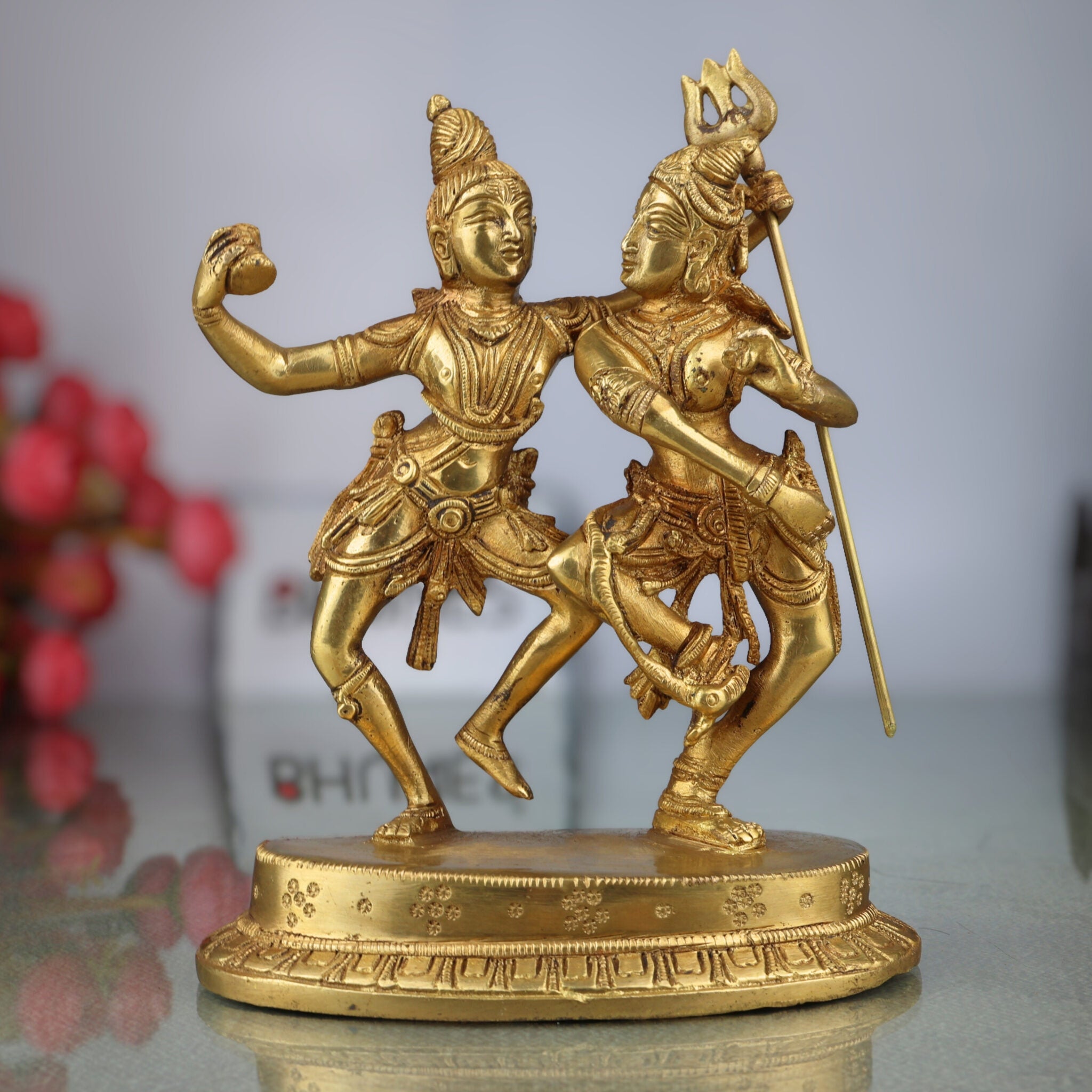 Brass Shiva Parvati Idol