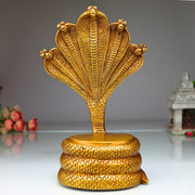 Brass Sheshnag Singhasan with Five Heads