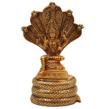 Brass Mariamman Idol | Mari Amman Murti | Mariyammal Devi Statue | Shakti Durga Silai | Kuladeivam Moorthi | Samayapuram Mariamman Vigraham | South Indian Goddess Pooja Idol,Gold, 10.5 Inch, 1 Piece