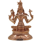 Handcrafted Bronze Kamakshi Idol | Panchaloha Goddess Kamakshi Statue | Kameshwari Tripura Sundari Lalita Rajarajeshwari Murti | Chola Art Home & Temple Decor,Gold, 3 Inch, 1 Piece