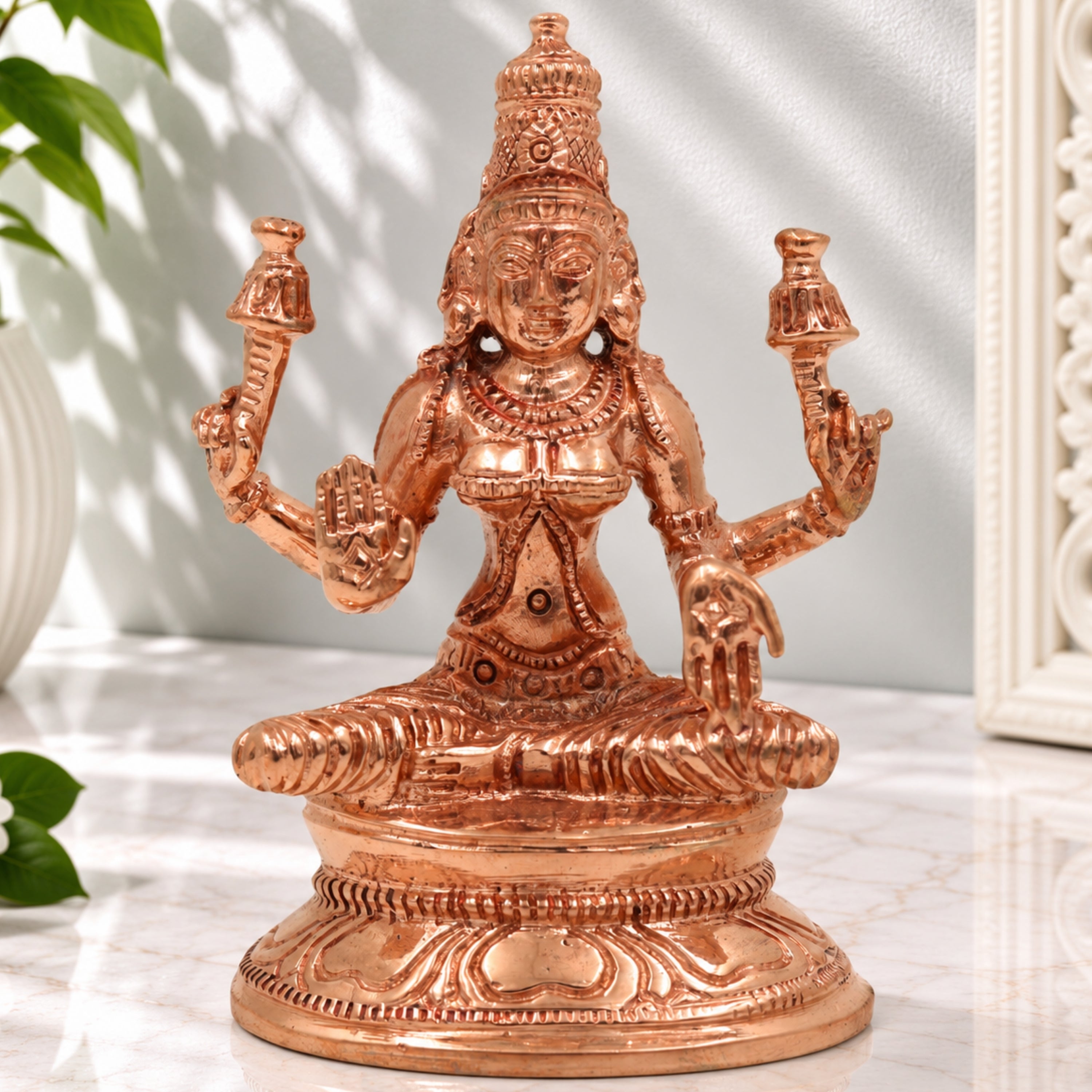 Bronze Maha Lakshmi Idol