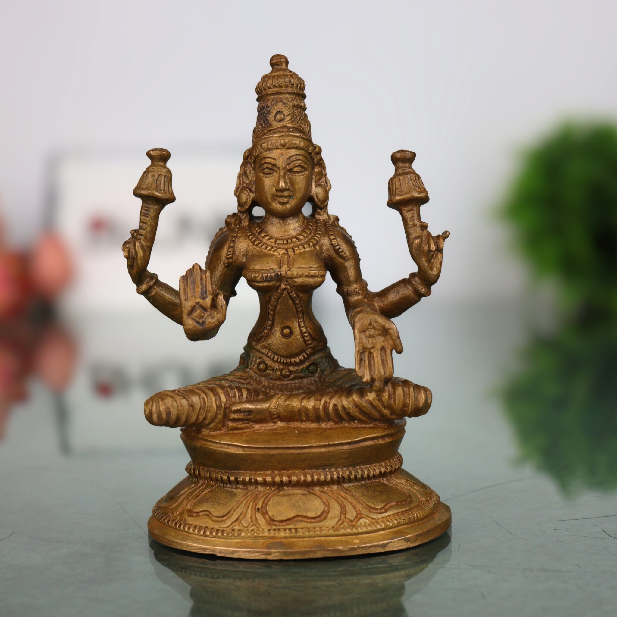 Bronze Maha Lakshmi Idol