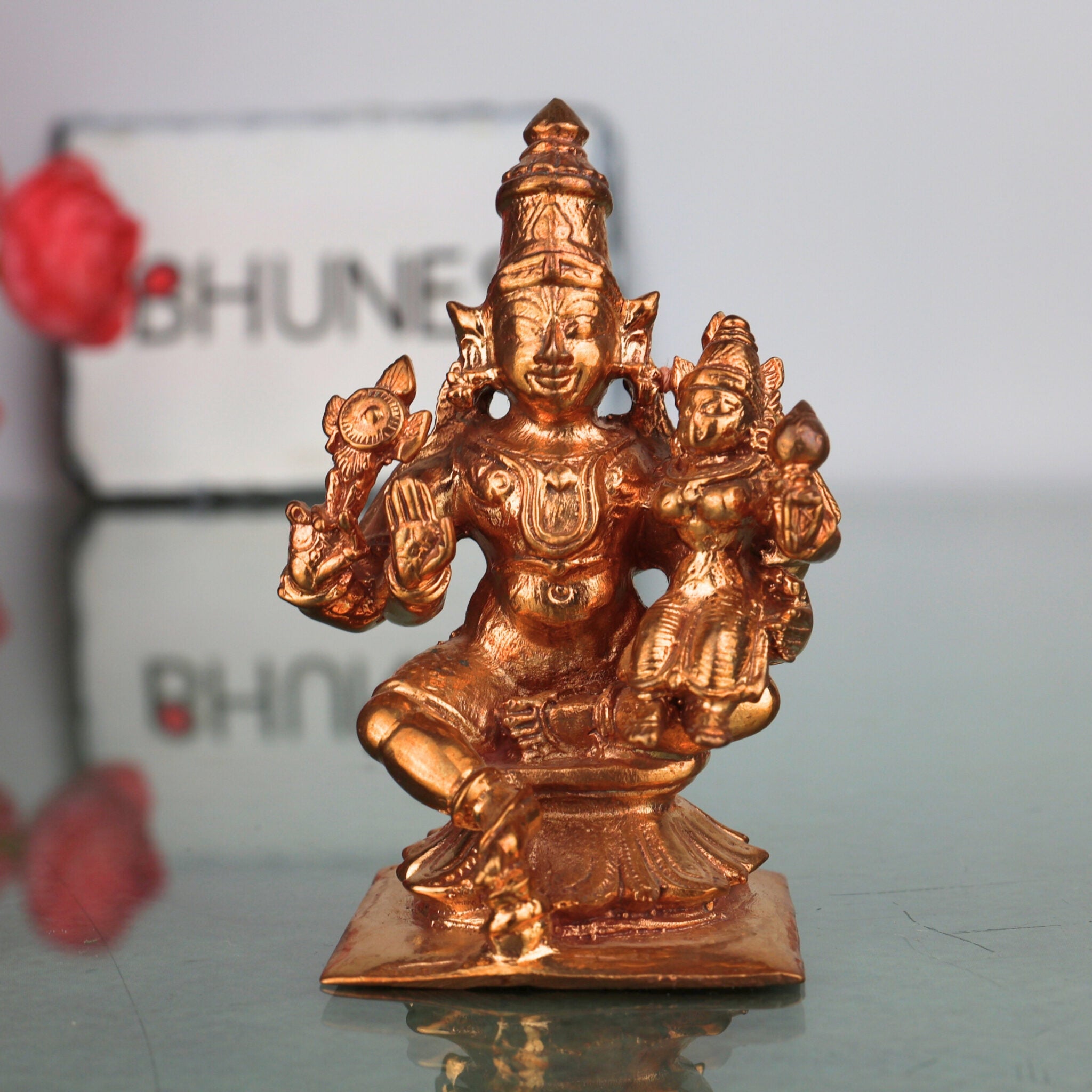 Handcrafted Bronze Vishnu Idol