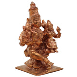Handcrafted Bronze Vishnu Idol | Panchaloha Lakshmi Narayana Murti | Chola Art Temple Statue | Sri Venkateswara, Ranganatha, Balaji,Gold, 3 Inch, 1 Piece