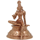 Bronze Goddess Parvathi Idol | Handmade Parvathi Murti for Pooja, Temple & Home Decor, Gold, 4 Inch, 1 Piece