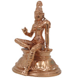 Bronze Goddess Parvathi Idol | Handmade Parvathi Murti for Pooja, Temple & Home Decor, Gold, 4 Inch, 1 Piece