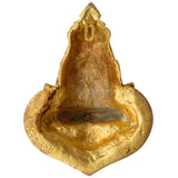 Handcrafted Brass Lord Narasimha Face Idol | Yoga Narasimha, Narasingha,  Art Home & Temple Decor,Gold, 9 Inch, 1 Piece