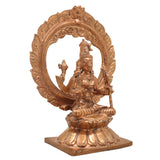 Handcrafted Bronze Kamakshi Idol | Panchaloha Kamakshi Murti | Kamakshi Amman, Parameshwari & Tripurasundari Statue | South Indian Temple Goddess Idol,Gold, 8 Inch, 1 Piece