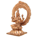 Handcrafted Bronze Kamakshi Idol | Panchaloha Kamakshi Murti | Kamakshi Amman, Parameshwari & Tripurasundari Statue | South Indian Temple Goddess Idol,Gold, 8 Inch, 1 Piece