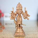 Handcrafted Panchamukhi Murugan Idol in Pure Copper