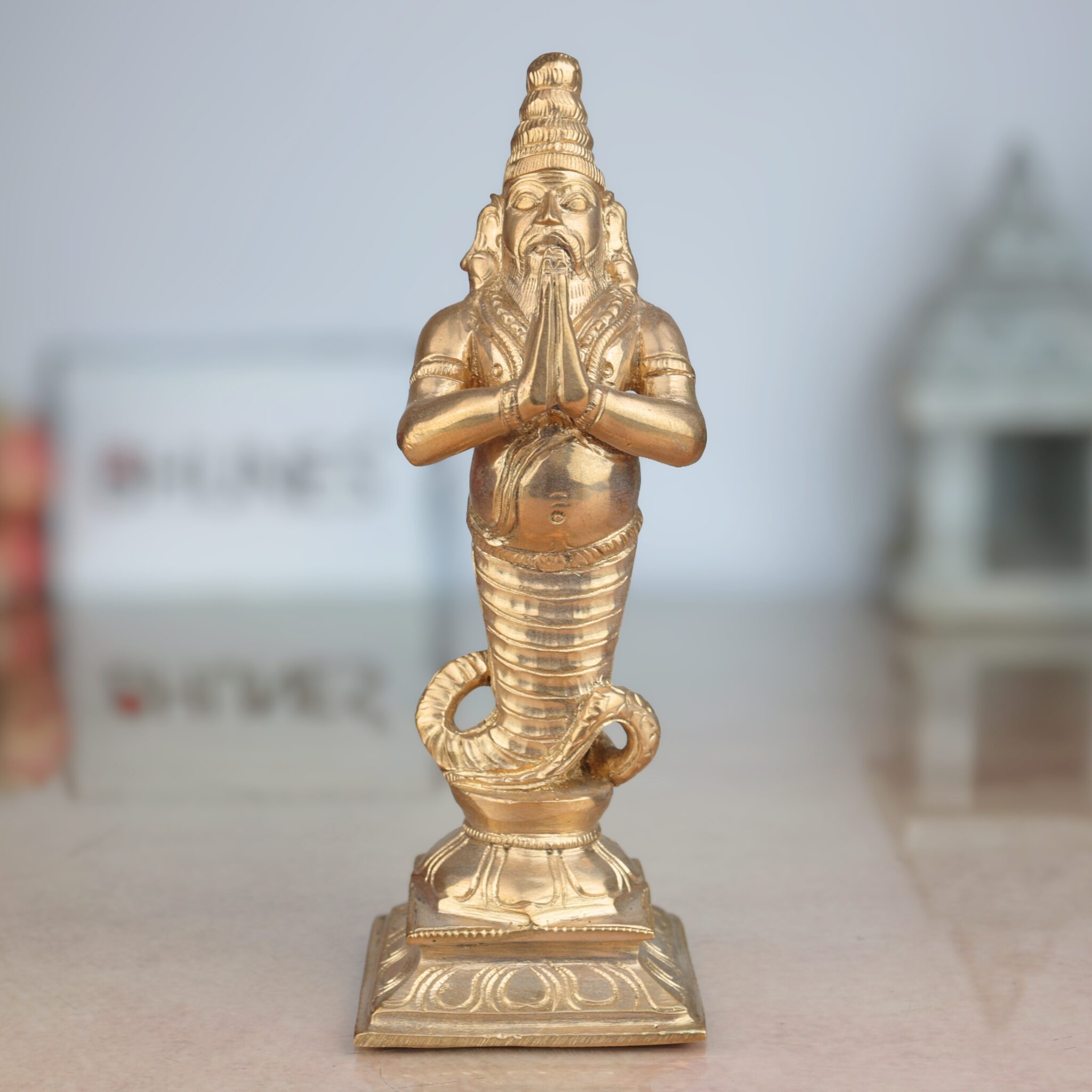 Handcrafted Bronze Nagaraja Idol